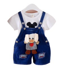 Baby Girl Shorts Summer Denim Jeans Overalls Pants