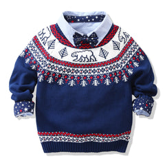 Kid Baby Boy Ins Polar Bear Christmas Sweater