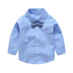 Autumn Gentleman Overalls Baby Boy Set Formal 2 Pcs Suits