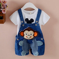 Baby Girl Shorts Summer Denim Jeans Overalls Pants
