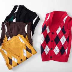 Kid Boys Knit Sweater Knitted Spring Autumn Vest