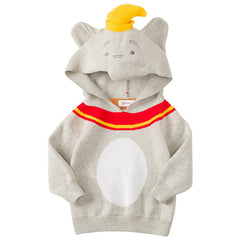 Kid Baby Boy Cute Dumbo Hooded Spring Autumn Sweater