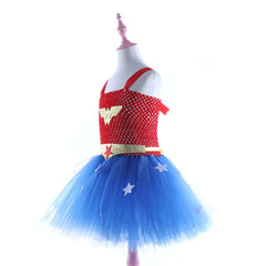Kid Girl Mesh Tutu Magical Anime Role-playing Dresses