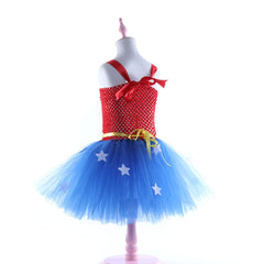 Kid Girl Mesh Tutu Magical Anime Role-playing Dresses