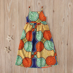 Kid Baby Girls Sleeveless Suspenders Halter Bohemian Dresses
