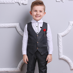 Autumn College British Gentleman Baby Boy Set 2 Pcs Formal Suits
