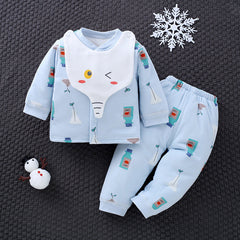 Baby Boy Girl Clip Cotton Newborn Suit 2 Pcs Sets