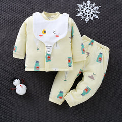 Baby Boy Girl Clip Cotton Newborn Suit 2 Pcs Sets