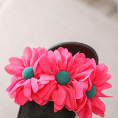 Girl Slippers Three Flowers Fashion Casual Flip Flops Shoes