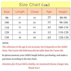 Fashion Girls Striped Cotton Print Top T-shirt 2-6 Years