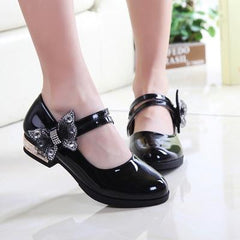 Girls Models Bowknot Princess Shoes