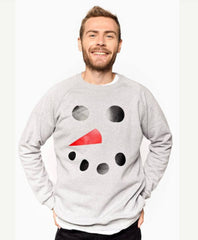 Autumn Winter Family Matching Printed Snowman Long Sleeve Parent-child Shirt