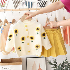 Toddler Baby Girls Set Tops+Skirt 2 PcsTracksuit 2-6 Years