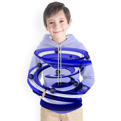 Kid Boy Spiral Series 3D Print Hoodie Baseball Uniform