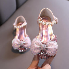 Girls Dance Shoes Show Shoes Princess Leather Shoes