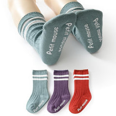 Baby / Toddler Striped Sport Socks 3-pack