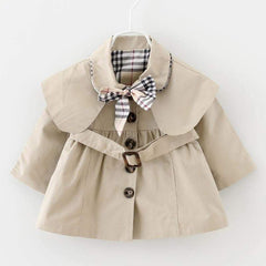 Baby Girl Casual Long-sleeve Cotton Coat & Jacket