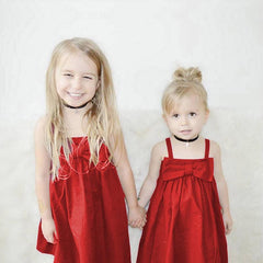 Baby Girl Bowknot Sleeveless Short Mini Dress