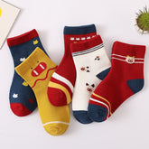 Kids Baby Girl Boy Cotton Socks 5 Pairs Set