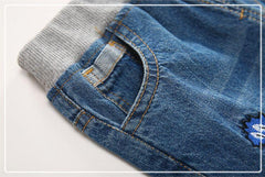 Kids Boys Trousers Jeans Spring Autumn Fashion Denim Pants 2-6 Years