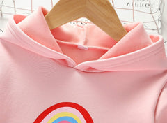 Girls Long Sleeve Warm Autumn Winter Dress 2-7 Years