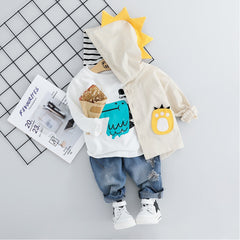Kid Baby Boy Clothing Sets Cartoon Fashion Suit 3 Pcs 1-4 Y