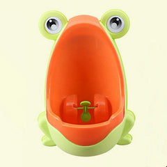 Baby Boy Potty Toilet Training Frog Wall-Mounted Vertical Urinal