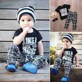 Baby Boys Kids Summer Short Sleeve Sets 2pcs