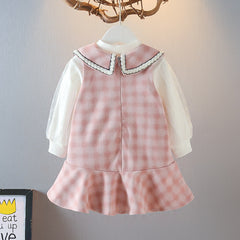Girl Spring Autumn Fashion 2 Pcs Dress Outfits