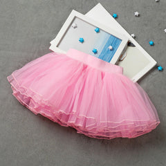 Kid Baby Girls Dance Gauze Ballet Bust Gauze Skirts