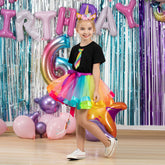 Tutu Skirt Headband Stage Performance,European and American Children's Clothing