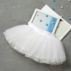 Kid Baby Girls Dance Gauze Ballet Bust Gauze Skirts