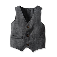 Kid Boy Little Gentleman Party Suits 2 Pcs Set