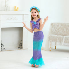 Kid Baby Mermaid Princess Summer Ariel Party Carnival Swimsuits