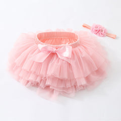 Kid Baby Girl Princess Cake Bouncy Skirt