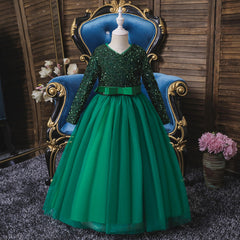 Kid Girl Banquet Evening Party Dresses