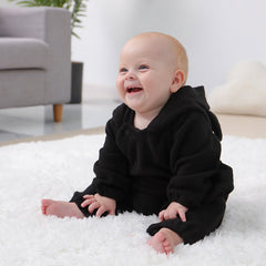 0-18M Autumn Winter Baby One-piece Halloween Bat Hooded Little Devil Rompers