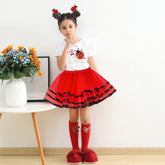 Kid Baby Girls Layers Mesh Tutu Lined Skirts