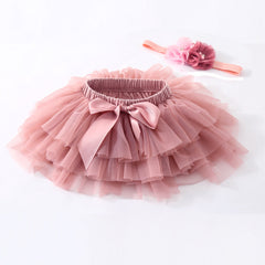 Kid Baby Girl Princess Cake Bouncy Skirt