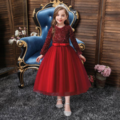 Kid Girl Banquet Evening Party Dresses