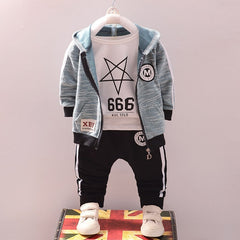 Baby Boy Boutique Gentleman Autumn Suit Casual 3 Pcs Outfits