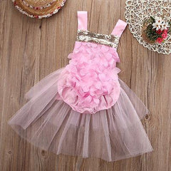 Flower Baby Girl Party Dress 1-3Y
