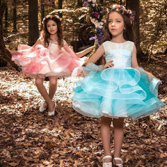 Girl Tutu Party Birthday Wedding Pageant Princess Dress