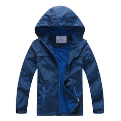 Kid Boys Storm Trench Coat Windproof Rain Warm Jacket Coats