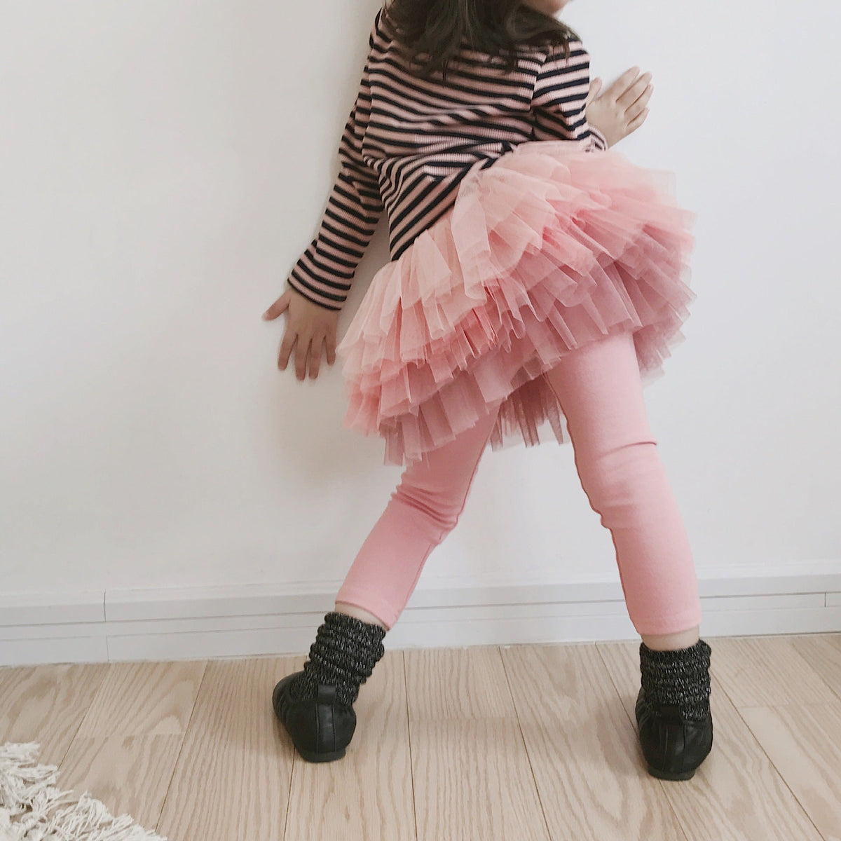 Girl Trousers Thin Style Pure Cotton Mesh Fluffy Pants
