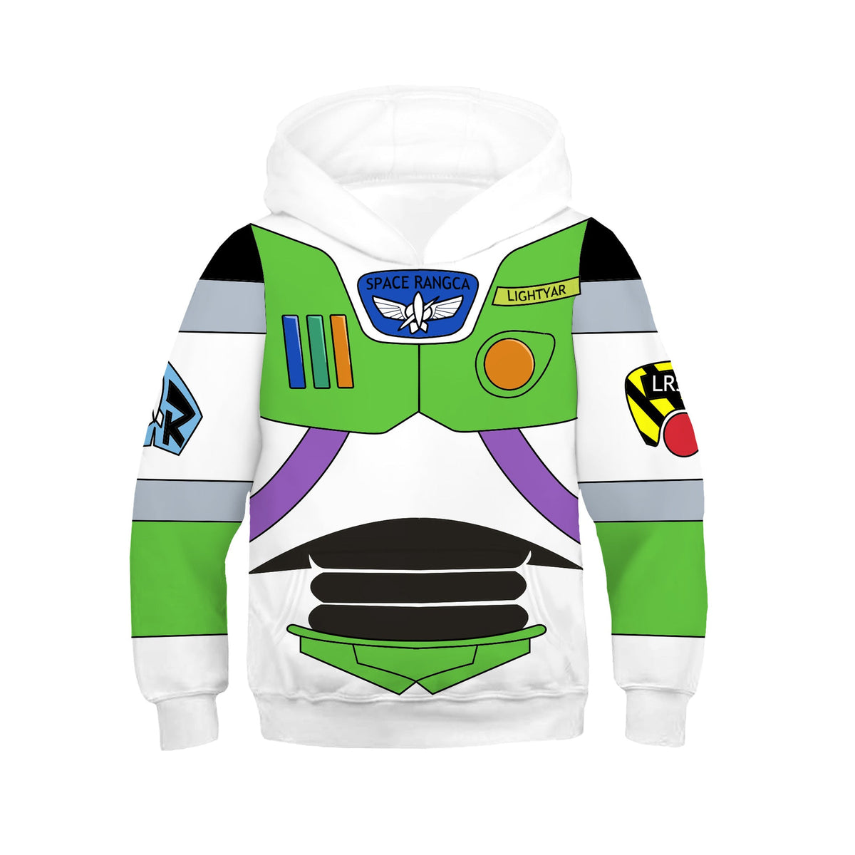 Kid Boy Toy Story Buzz Lightyear 3D Animation Cosplay Hoodie