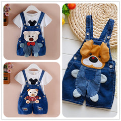 Baby Girl Shorts Summer Denim Jeans Overalls Pants