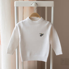 Kid Baby Boy Girl Autumn Winter Cartoon Knitted Solid Sweater