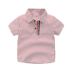 Kid Baby Boy School Uniform Summer College British 2 Pcs Sets