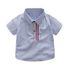 Kid Baby Boy School Uniform Summer College British 2 Pcs Sets